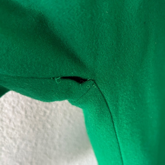 J. Crew Vibrant Green Pea Coat - Picture 2 of 4